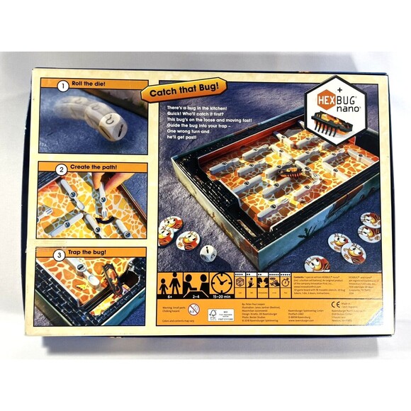 Ravensburger Bugs In The Kitchen Game Hex Bug Nano Complete Tested - Picture 2 of 13